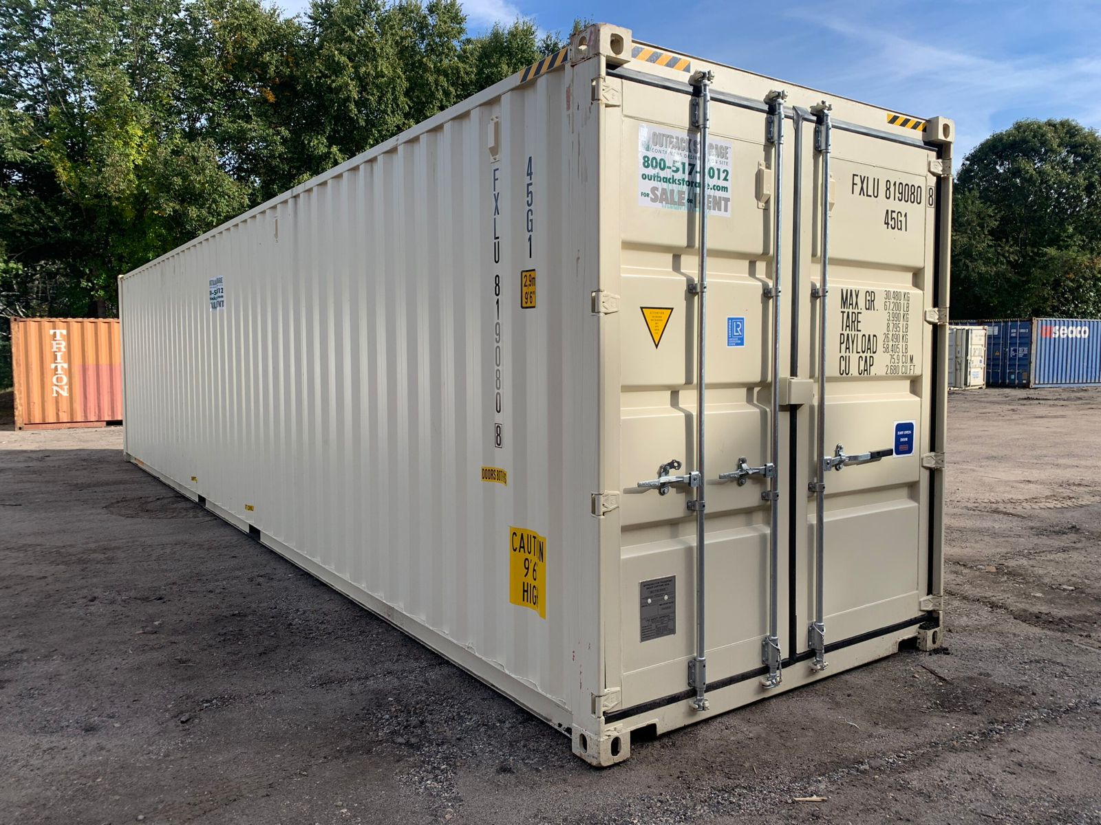 40ft Container for Flatbed in Texes